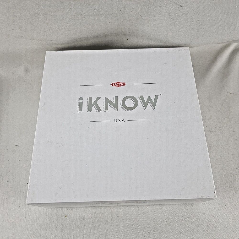 Tactic 'iKnow' USA Trivia Strategy Board Game Ages 15+, 2-6 Players